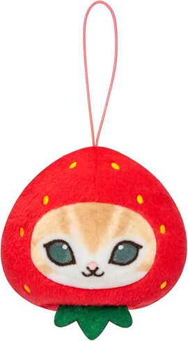 mofusand Fresh Fruit Meow Face Plush Blind Box – 5 Variations (Receive 1 Random), Kawaii Cat Collectible Plush Keychain for Adults & Pop Culture Fans in Saudi Arabia