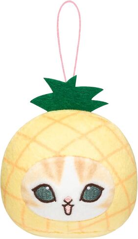 mofusand Fresh Fruit Meow Face Plush Blind Box – 5 Variations (Receive 1 Random), Kawaii Cat Collectible Plush Keychain for Adults & Pop Culture Fans in Saudi Arabia