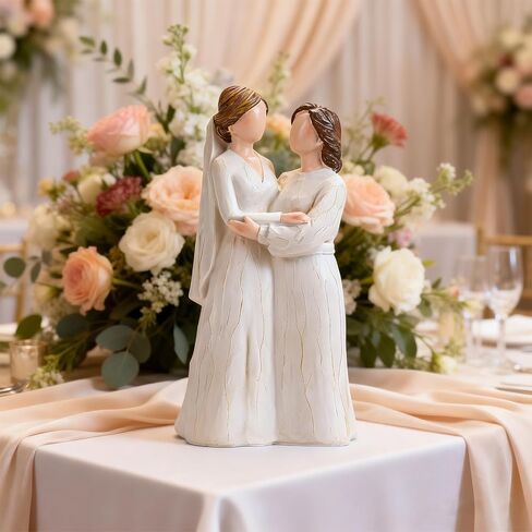 Mother of the Bride Gifts from Daughter - Sentimental Wedding Gift for Mom, Mother and Daughter Figurines for Mother's Day, Hand-Painted Resin Statue for Birthday & Christmas, 8.07" H in Saudi Arabia