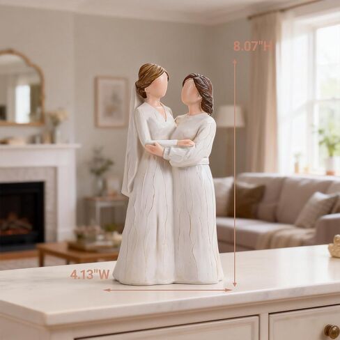 Mother of the Bride Gifts from Daughter - Sentimental Wedding Gift for Mom, Mother and Daughter Figurines for Mother's Day, Hand-Painted Resin Statue for Birthday & Christmas, 8.07" H in Saudi Arabia