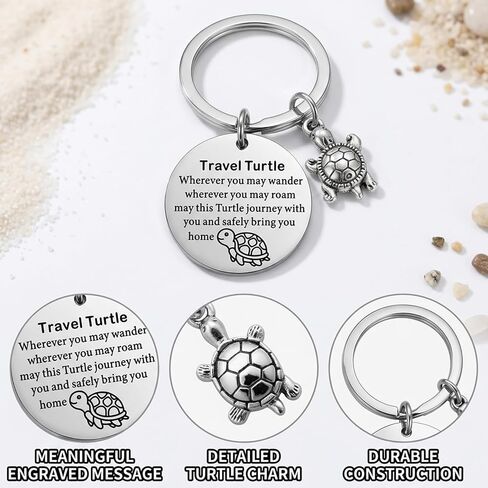 4PCS Turtle Keychain, Keychain Set with Premium Design, Ideal for Daily Use and Gift Giving, Compact Turtle Keychain Accessories for Keys and Bags in Saudi Arabia