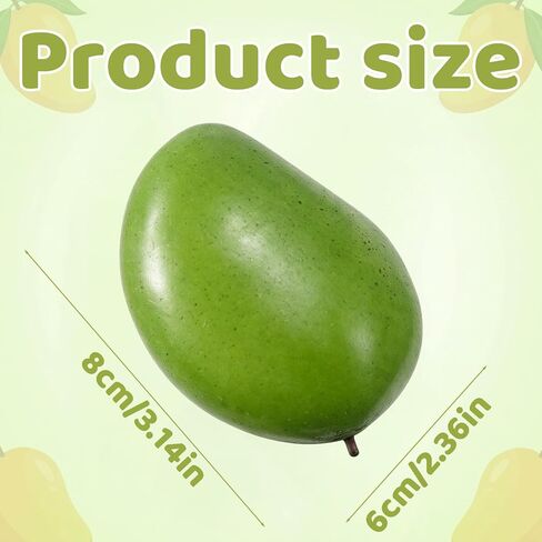 Squishies Mango, Mango Stress Ball, Fruit Squishies, Big Fruit Squishies, Color Changing Sensory Tool for Anxiety Relief, Portable Desk Stress Ball for Office Workers and Adult Users in Saudi Arabia