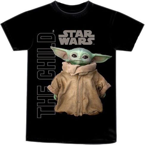 تي شيرت Star Wars The Child Little Boys، أسود، 4-5 in Kuwait
