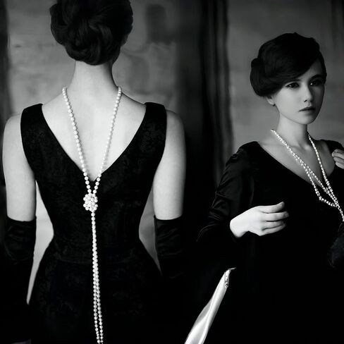 Boonbery 1920s Flapper Gatsby Accessories Set for Women Roaring 20's Theme Party Costume Kit Fashion Roaring 20's Theme Set Black in Saudi Arabia
