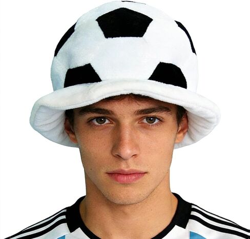 Soccer Ball Costume Hat, Football Party Hat for World Football Games Celebration, Sports Cheerleading Cap in Saudi Arabia