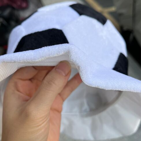 Soccer Ball Costume Hat, Football Party Hat for World Football Games Celebration, Sports Cheerleading Cap in Saudi Arabia