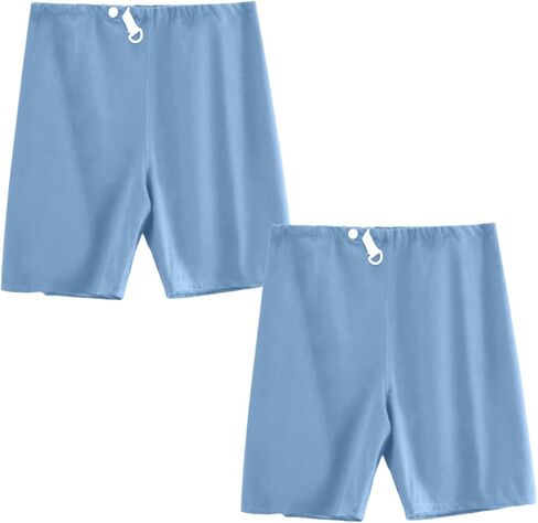 2 Pack Urinary Incontinence Shorts for Men/Women, Washable Leak Proof TPU Patient Care Trousers, Breathable Cotton Short for Elderly Urine Incontinence (Dark Grey-XL) in Kuwait