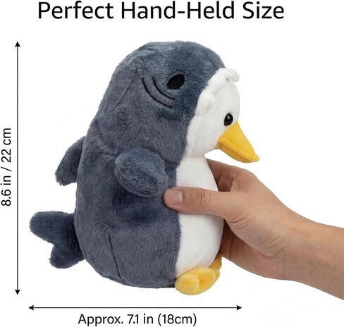 Freetoes Shark Goose Stuffed Animal Desk Toys,Funny Pillow Cute Stuff Gifts,Shark Goose Decor for Baby Shower and Birthday Decorations in Saudi Arabia