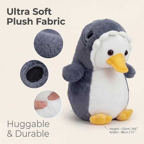Freetoes Shark Goose Stuffed Animal Desk Toys,Funny Pillow Cute Stuff Gifts,Shark Goose Decor for Baby Shower and Birthday Decorations in Saudi Arabia