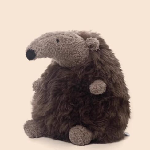 Kawaii Anteater Stuffed Animal - 6.7'' Brown Stuffed, Realistic Ant Plush, Anteater Pillow Home Decor in Saudi Arabia