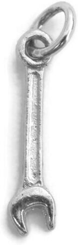 Sterling Silver .925 Combination Wrench Charm Pendant in Saudi Arabia