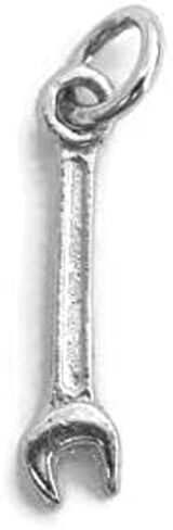 Sterling Silver .925 Combination Wrench Charm Pendant in Saudi Arabia