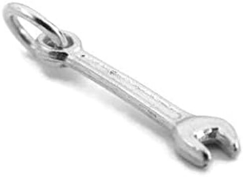 Sterling Silver .925 Combination Wrench Charm Pendant in Saudi Arabia