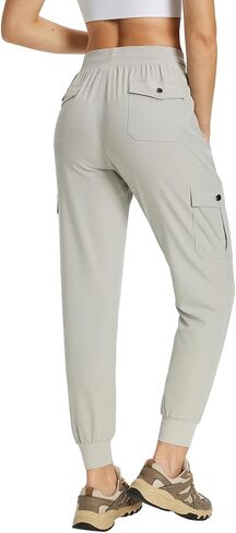 KWZ Women's Hiking Pants Lightweight Cargo Joggers | Quick Dry Water Resistant Travel Casual Athletic Pants in Saudi Arabia