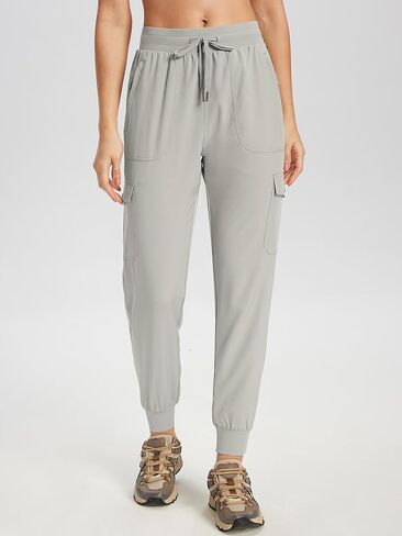 KWZ Women's Hiking Pants Lightweight Cargo Joggers | Quick Dry Water Resistant Travel Casual Athletic Pants in Saudi Arabia