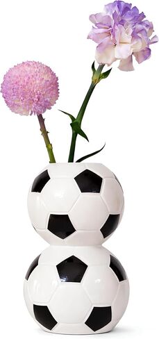 Ceramic Soccer Pen Holder, Soccer Desk Organizer for Fans | Soccer Decor, Desk Organizer, Small Ceramic Vase, Soccer Centerpiece for Fans, For Coach in Saudi Arabia