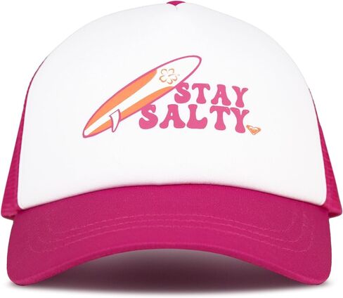 Roxy Women's Sandy Top Trucker Hat – Adjustable Summer Cap, Lightweight and Breathable with Mesh Back in Kuwait