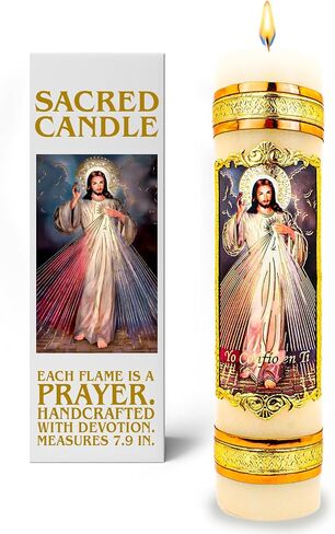 The Magnificient Prayer Candles Collection - Our Lady of Guadalupe Religious Candles - Catholic Candle cirios religiosos catolicos Jesus Candle st Jude - veladoras mexicanas velas para bautizo in Saudi Arabia