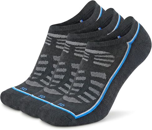 Socks Daze Thin No Show Merino Wool Athletic Running Walking Socks for Men Women Low Cut Soft Socks with Non-slip Grips in Saudi Arabia