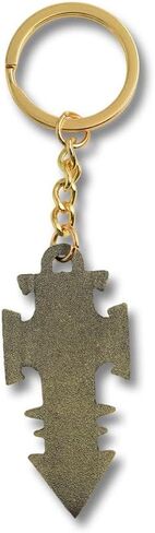 Warhammer 40K Inquisition Seal Skull Cross Pendant Keychain, Collectible Metal Accessory Gift for Fans in Saudi Arabia