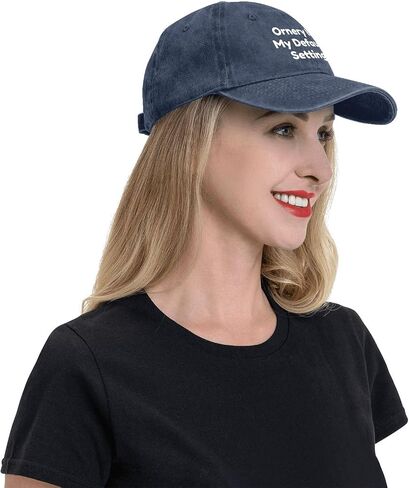 Ornery is My Defaults Setting Hats for Women Funny Washed Distressed Baseball in Kuwait