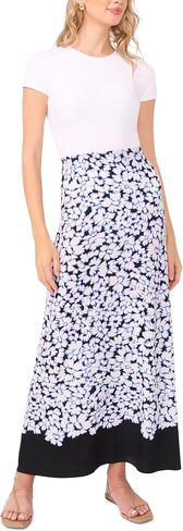 Vince Camuto Women's Printed Maxi Pull on Skirt in Saudi Arabia