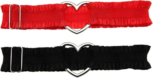 Lace Heart Leg Garter, Adjustable Elastice Thigh Garters Belt for Women Parties in Kuwait