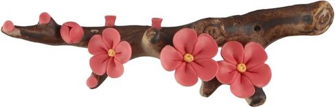 حامل بخور زهر الخوخ المصنوع يدويًا من السيراميك، حامل عصا البخور، حامل عصا البخور السيراميكي، مبخرة البخور السيراميكية، محارق البخور السيراميكية للعصي، صينية رماد البخور in Kuwait