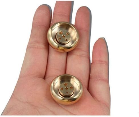 4 Pcs Mini Brass Incense Holder, Gourd Shaped/Detachable 5 Holes Incense Stick Holder, Portable Incense Holder for Home Office Yoga Spa Meditation in Kuwait