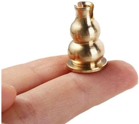 4 Pcs Mini Brass Incense Holder, Gourd Shaped/Detachable 5 Holes Incense Stick Holder, Portable Incense Holder for Home Office Yoga Spa Meditation in Kuwait