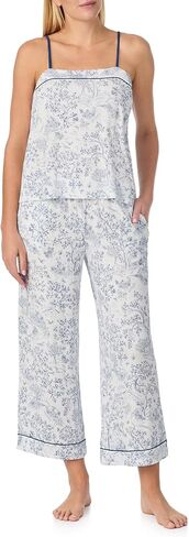 kate spade new york Womens Sleepwear & Loungewear - Soft & Lightweight Modal Jersey Pajama Camisole & Cropped Pants Set in Kuwait