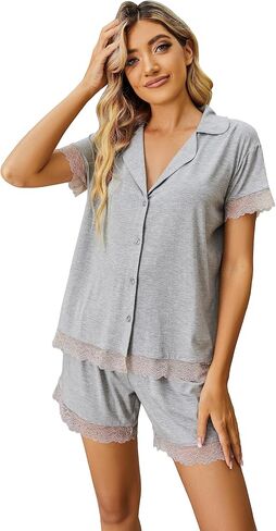 Richie House Pajamas Women Cotton Shirt - PJ Sets for Women, T-Shirt Top RHW2865 in Saudi Arabia