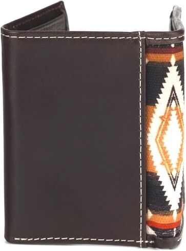 محفظة ARIAT Trifold Southwest من القماش، بني in Kuwait
