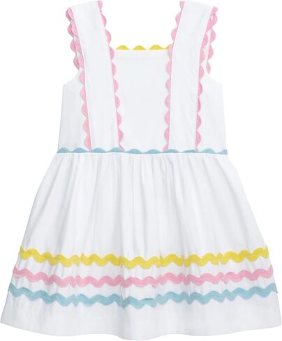 Mud Pie Toddler Girl Poplin Dress with RIC Rac in Saudi Arabia