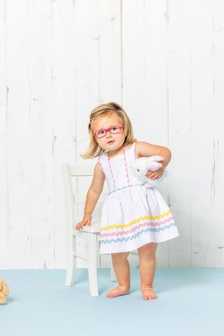 Mud Pie Toddler Girl Poplin Dress with RIC Rac in Saudi Arabia