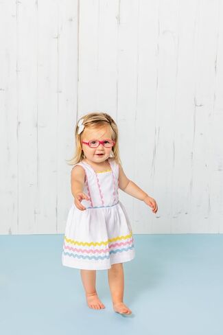 Mud Pie Toddler Girl Poplin Dress with RIC Rac in Saudi Arabia
