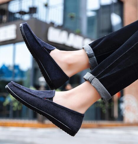 حذاء رجالي كاجوال سهل الارتداء حذاء مريح خفيف الوزن للمشي والقيادة على شكل قارب in Kuwait