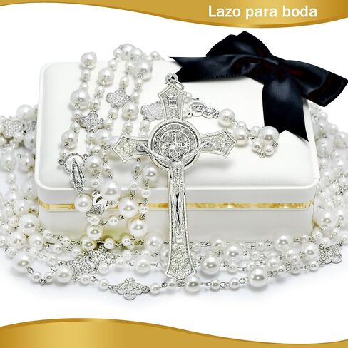 Lazo Para Boda Catolica, Lazo De Bodas Para Los Novios, Wedding Lasso for Ceremony Catholic, Silver. in Saudi Arabia