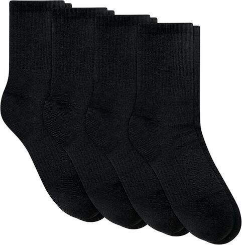 مجموعة جوارب Hanes الرجالية، عبوة مكونة من 4 أزواج، تتحرك 360 جوارب خفيفة الوزن قابلة للتمدد، جوارب رجالية مسامية ماصة للرطوبة in Kuwait
