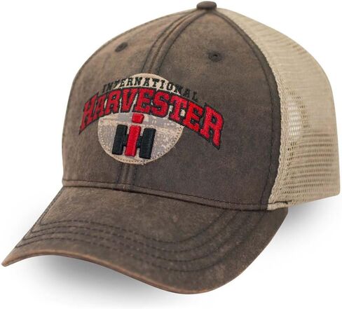 Case IH International Harvester Washed Wax Cloth Cap Brown in Saudi Arabia