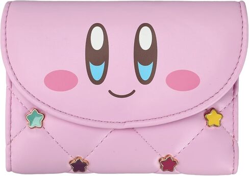 TCB Creations Kirbys Big Face Trifold Pink Wallet in Saudi Arabia