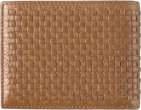 Johnston & Murphy Men's Kingston Woven Billfold, Brown, One Size in Saudi Arabia
