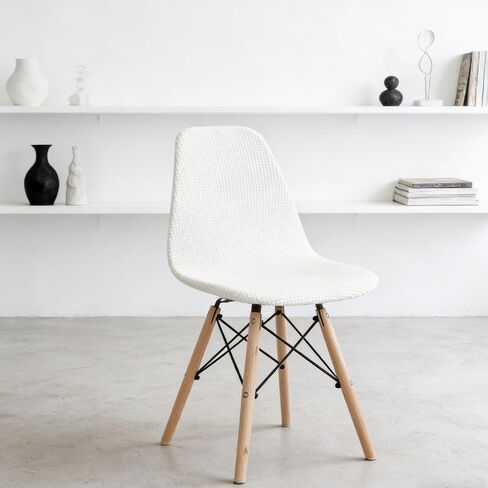 Solid Color Artificial Jade Velvet Chair Cover, Simple Home Elastic Backrest Slipcover, Khaki in Kuwait