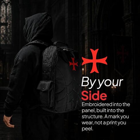 SAINT KAIZEN Backpack with External Lever Belt Straps, Custom 3D Cross Zippers, Gym and Travel Bag in Saudi Arabia