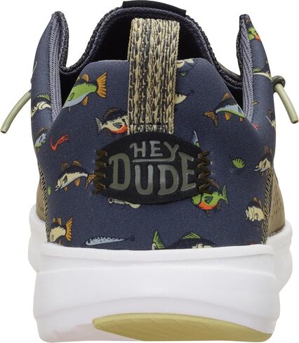 HEYDUDE Men's Wally Hey2O Fishing Slip On Shoe | Lightweight Easy On Mesh Water Shoe with Drainage Outsole in Kuwait