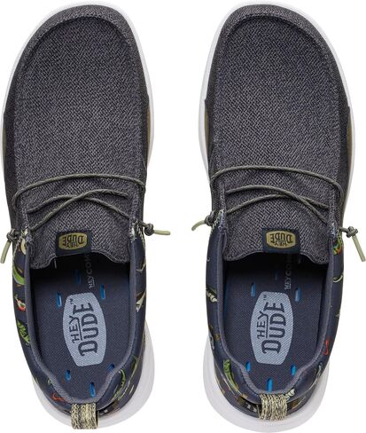 HEYDUDE Men's Wally Hey2O Fishing Slip On Shoe | Lightweight Easy On Mesh Water Shoe with Drainage Outsole in Kuwait