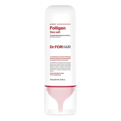 Dr.FORHAIR Folligen Sea Salt Scaler Biotin Scalp Scrub (10.5oz) Hair Regrowth Deep Cleansing Purifying Scalp Salt Scrub Dry Flaky Itchy Care Hair Treatment (No Parabens, Silicone, Sulfates) in Kuwait
