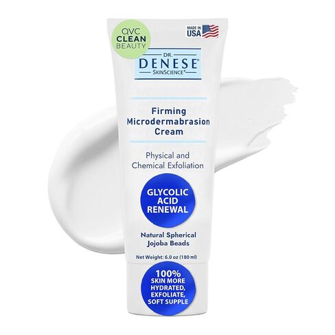 Dr. Denese SkinScience Firming Facial MicroDermabrasion Cream Refresh with Botanical Ingredients - Dual Physical Peel & Chemical Exfoliant For Glowing Radiant Skin - Paraben-Free, Cruelty-Free - 6oz in Kuwait