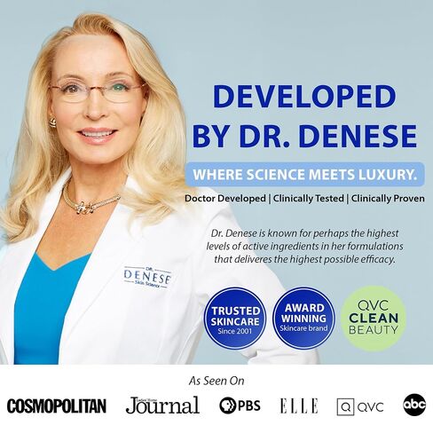 Dr. Denese SkinScience Firming Facial MicroDermabrasion Cream Refresh with Botanical Ingredients - Dual Physical Peel & Chemical Exfoliant For Glowing Radiant Skin - Paraben-Free, Cruelty-Free - 6oz in Kuwait