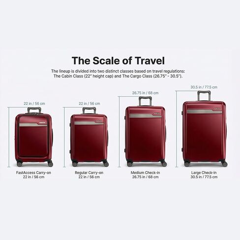 Ricardo Beverly Hills Brentwood Hardside Luggage Collection – Expandable Suitcases with Wheels and TSA Lock, 29" Large Check-in, Crimson in Saudi Arabia